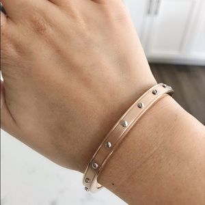 Henri Bendel Rose Gold Rivet Bangle